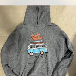 Unlisted Gray Santa Monica California Hoodie